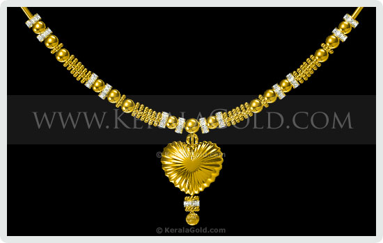 Kerala Gold Jewellery Design Necklace 4