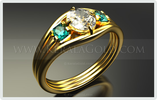 Kerala Engagement Rings | Couple ring design, Wedding ring with name,  Couple wedding rings