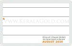 August 2026 Price Chart